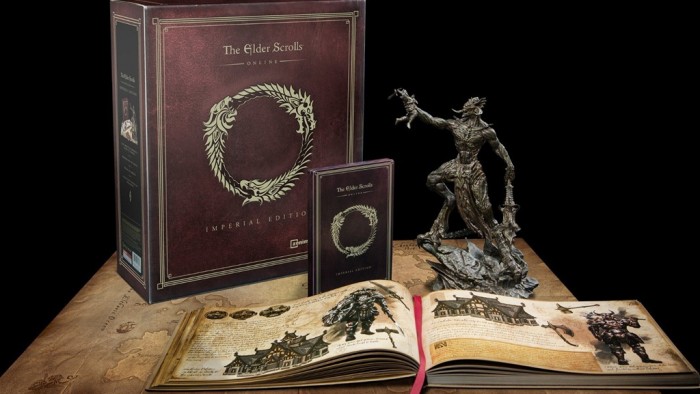 The physical bundle of the Collector's Imperial Edition of the Elder Scrolls Online