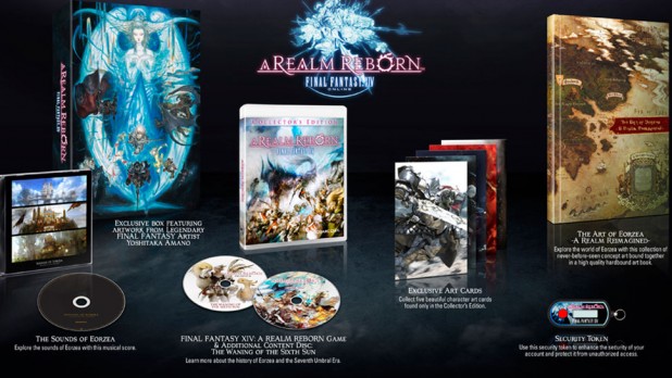 Collector's Edition of Final Fantasy XIV:Realm Reborn on the PS4