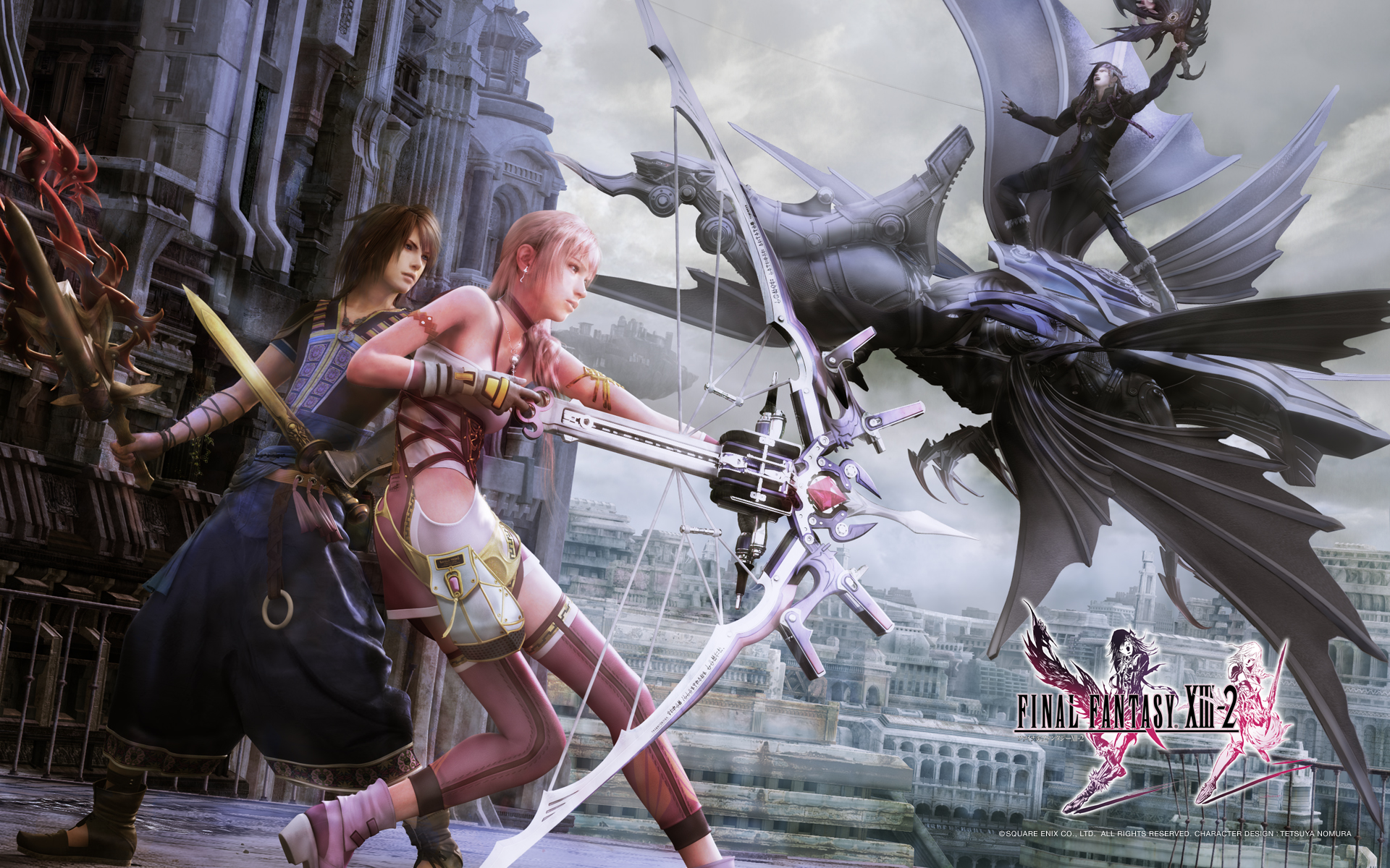 Final Fantasy Xiii 2 On Pc To Includes Dlcs But Not All Load The Game